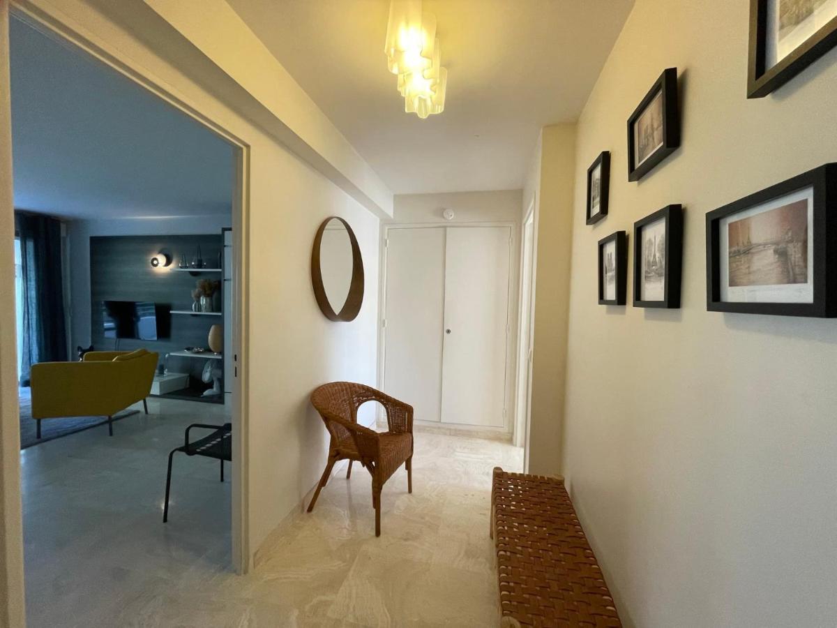 C012-Appartement Confortable Avec Piscine, Tennis Et Grand Parc Канни Екстер'єр фото