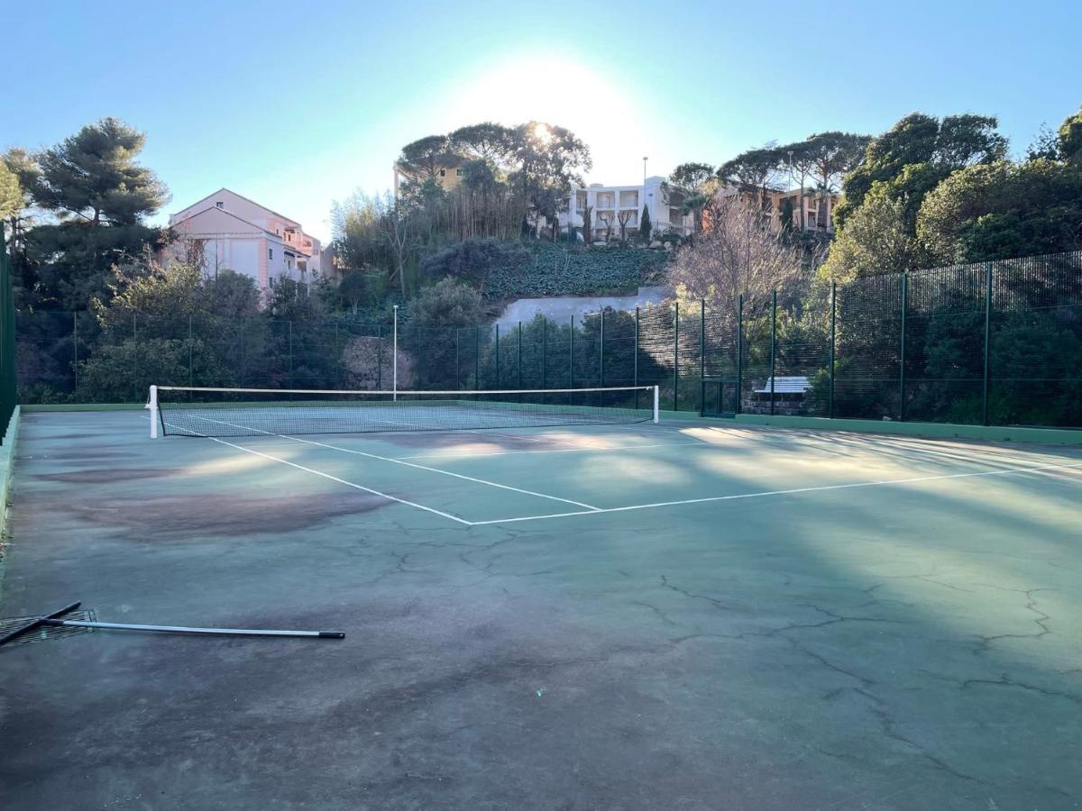 C012-Appartement Confortable Avec Piscine, Tennis Et Grand Parc Канни Екстер'єр фото