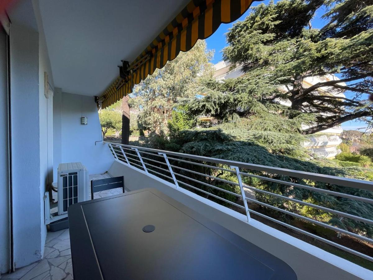C012-Appartement Confortable Avec Piscine, Tennis Et Grand Parc Канни Екстер'єр фото