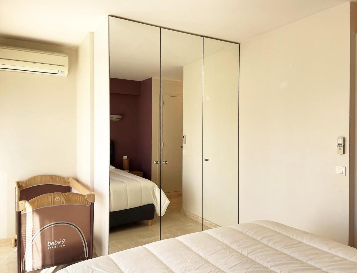 C012-Appartement Confortable Avec Piscine, Tennis Et Grand Parc Канни Екстер'єр фото