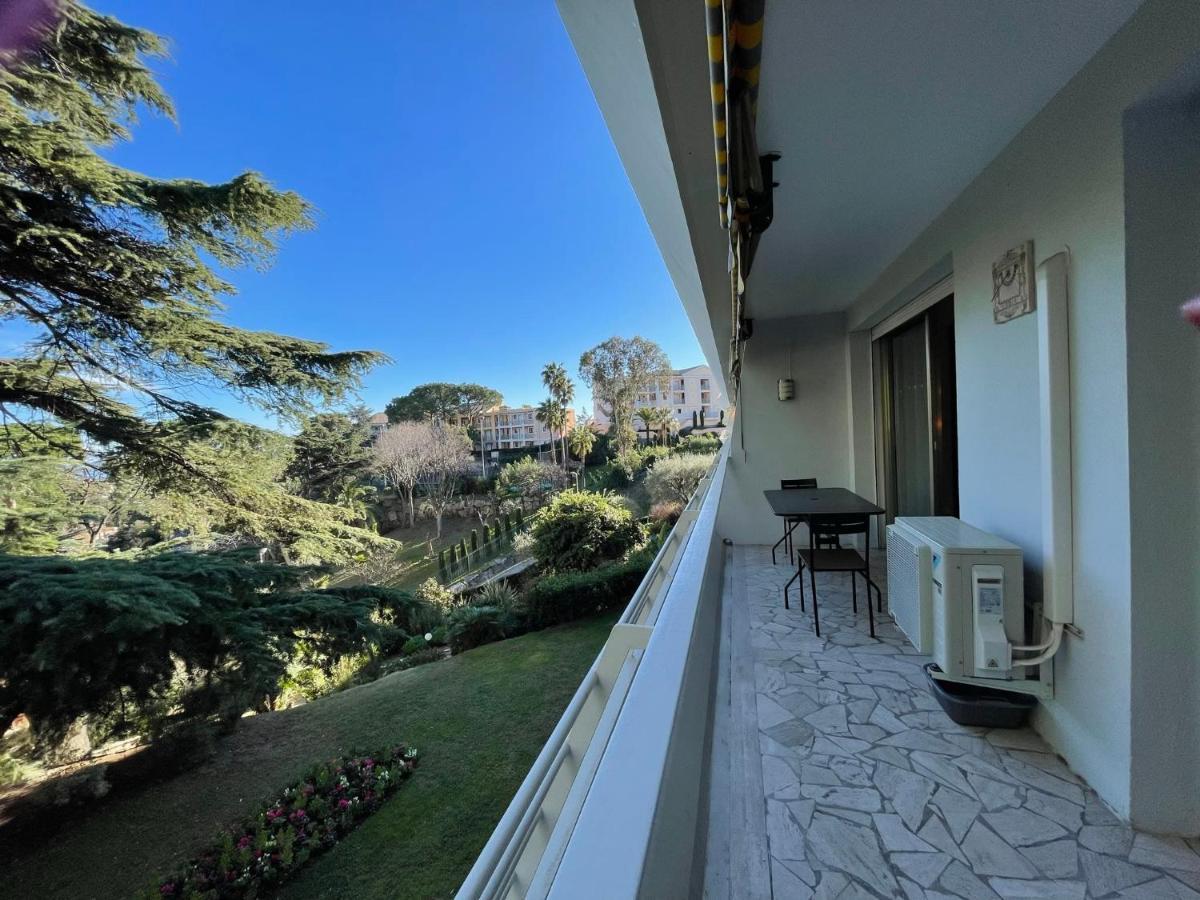 C012-Appartement Confortable Avec Piscine, Tennis Et Grand Parc Канни Екстер'єр фото